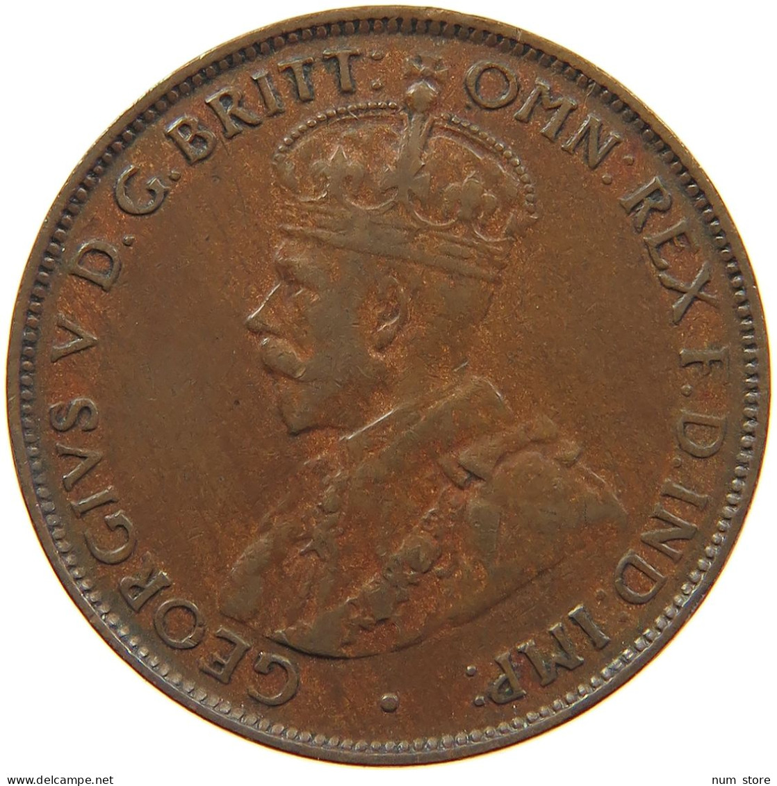 AUSTRALIA 1/2 PENNY 1936 George V. (1910-1936) #s021 0313 - ½ Penny