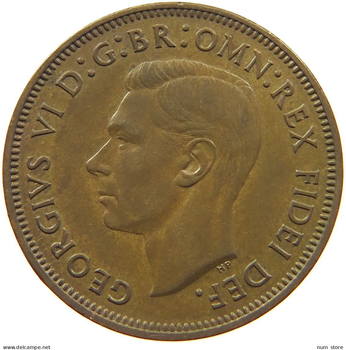 AUSTRALIA 1/2 HALFPENNY 1951 George VI. (1936-1952) #t017 0379 - ½ Penny