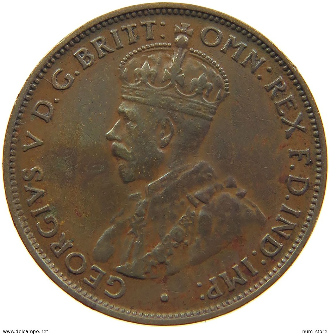 AUSTRALIA 1/2 PENNY 1933 George V. (1910-1936) #c018 0181 - ½ Penny