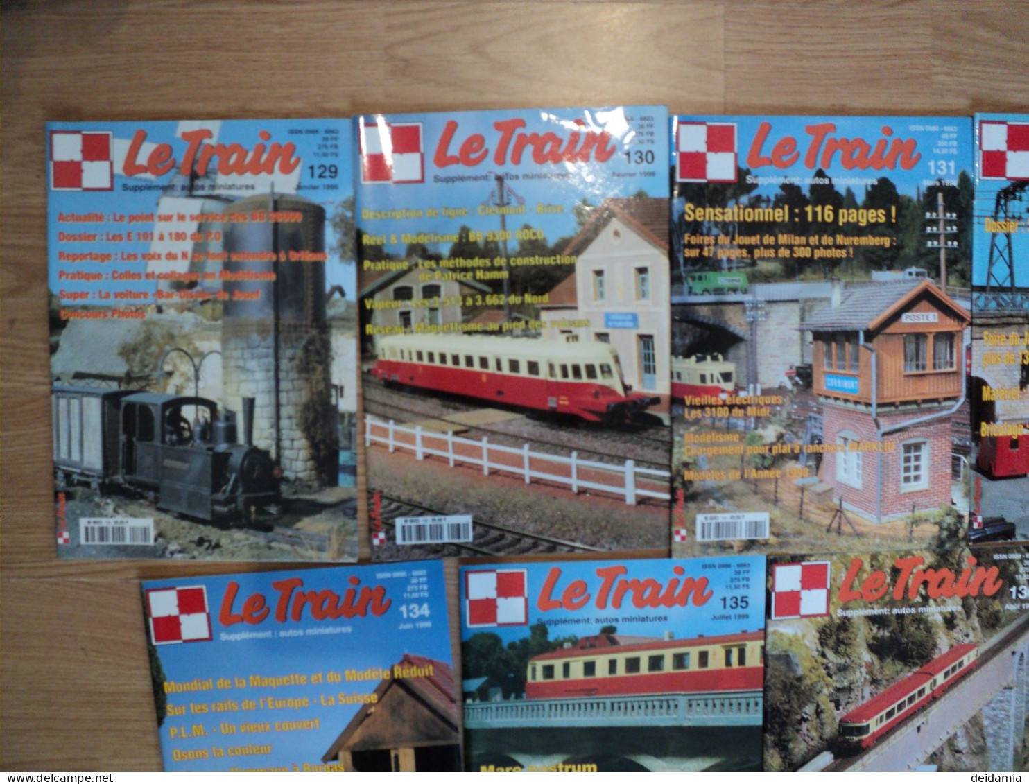 Lot De 12 Revues  LE TRAIN Année 1999 - Literatur & DVD