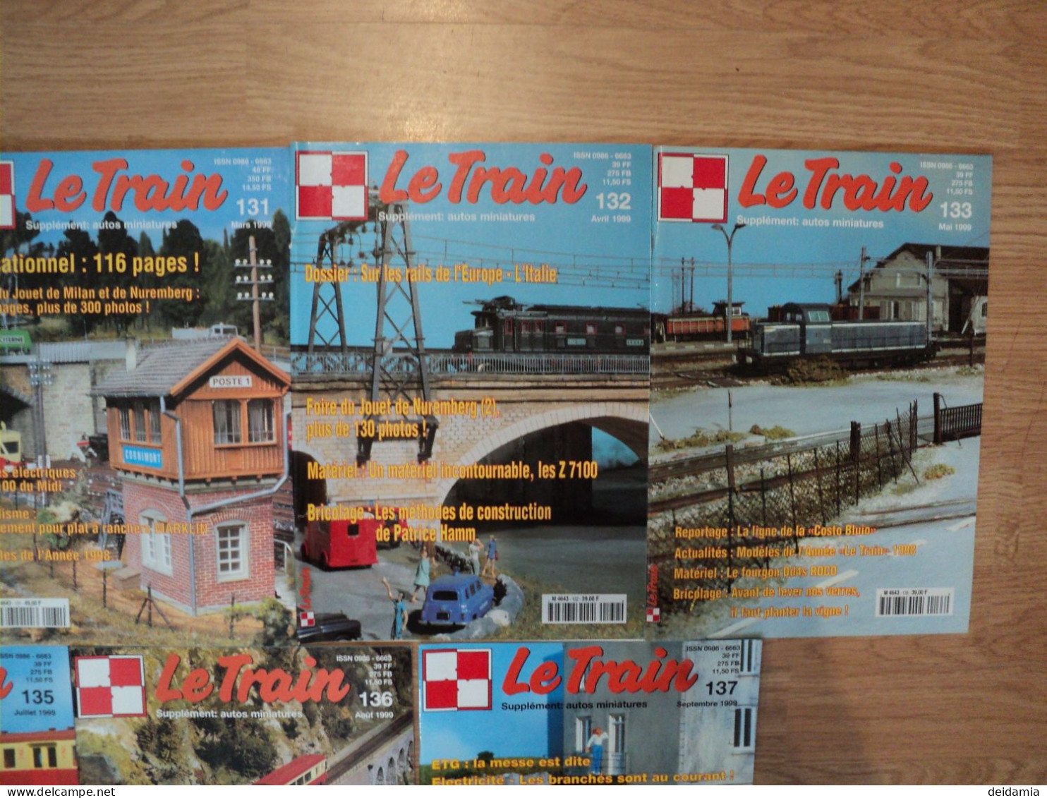 Lot De 12 Revues  LE TRAIN Année 1999 - Literatura & DVD