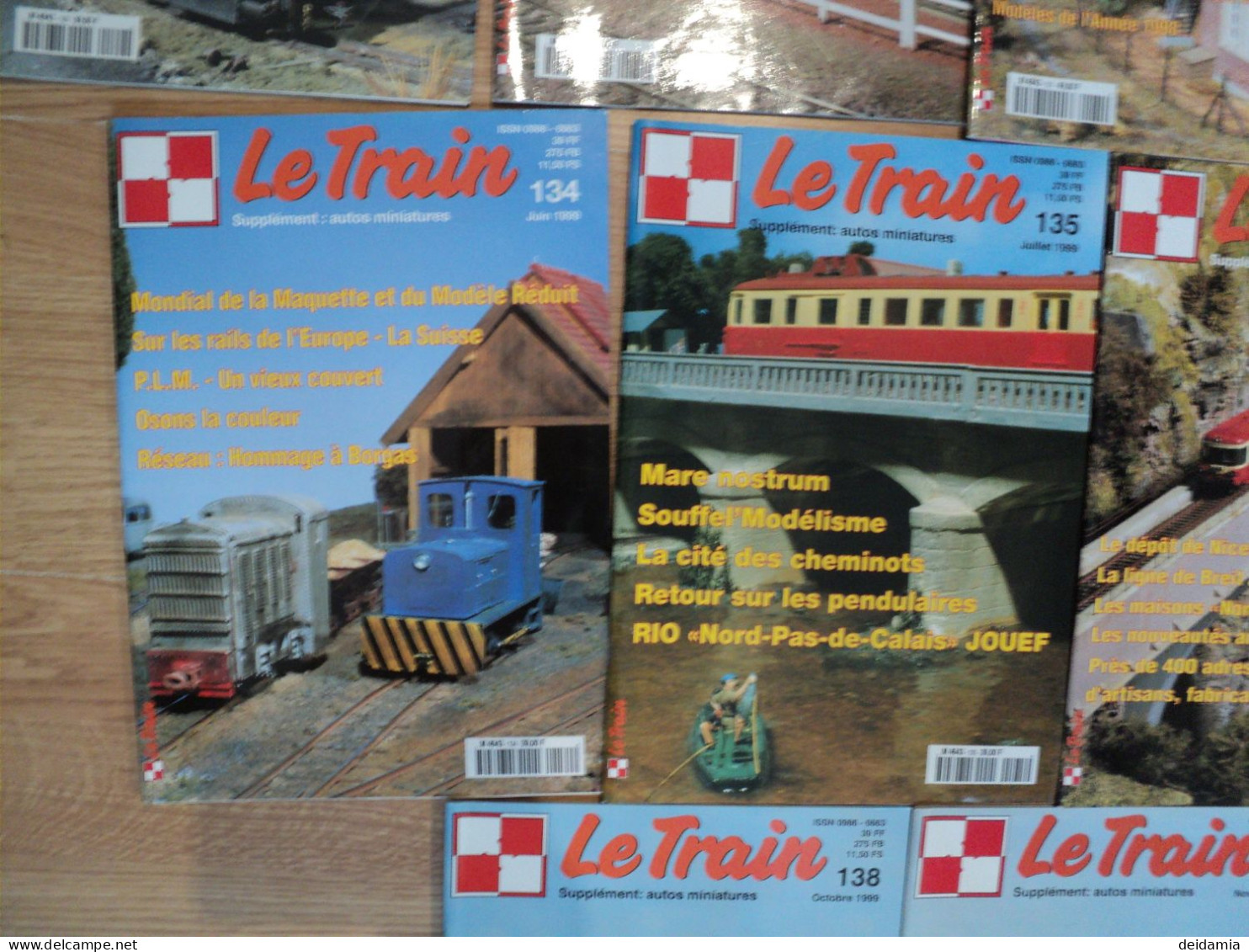 Lot De 12 Revues  LE TRAIN Année 1999 - Literatura & DVD