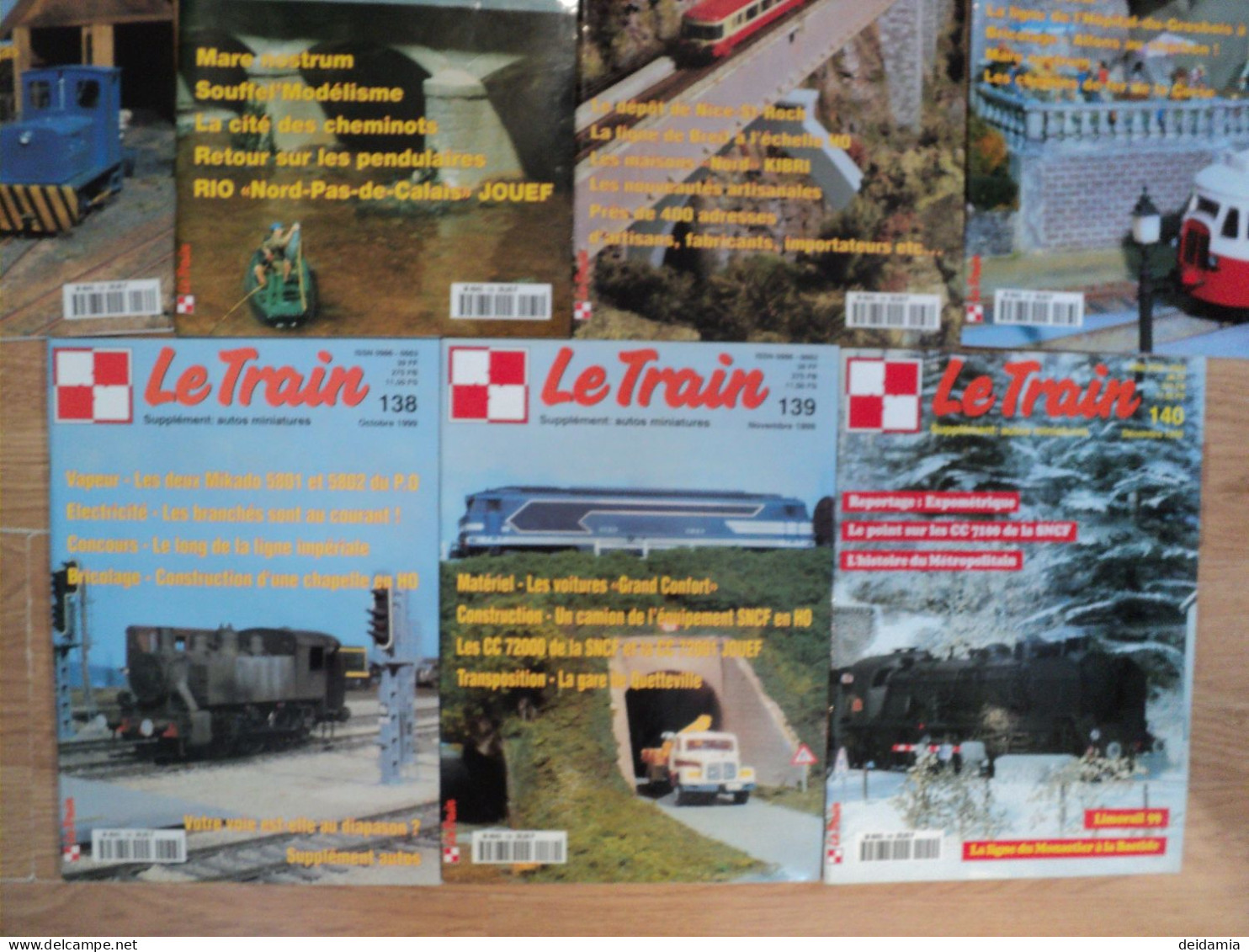 Lot De 12 Revues  LE TRAIN Année 1999 - Literatur & DVD