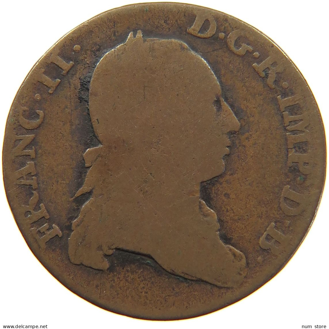 AUSTRIAN NETHERLANDS 2 LIARDS 1794 FRANZ II. 1792-1835 #c046 0067 - 1714-1794 Austrian Netherlands