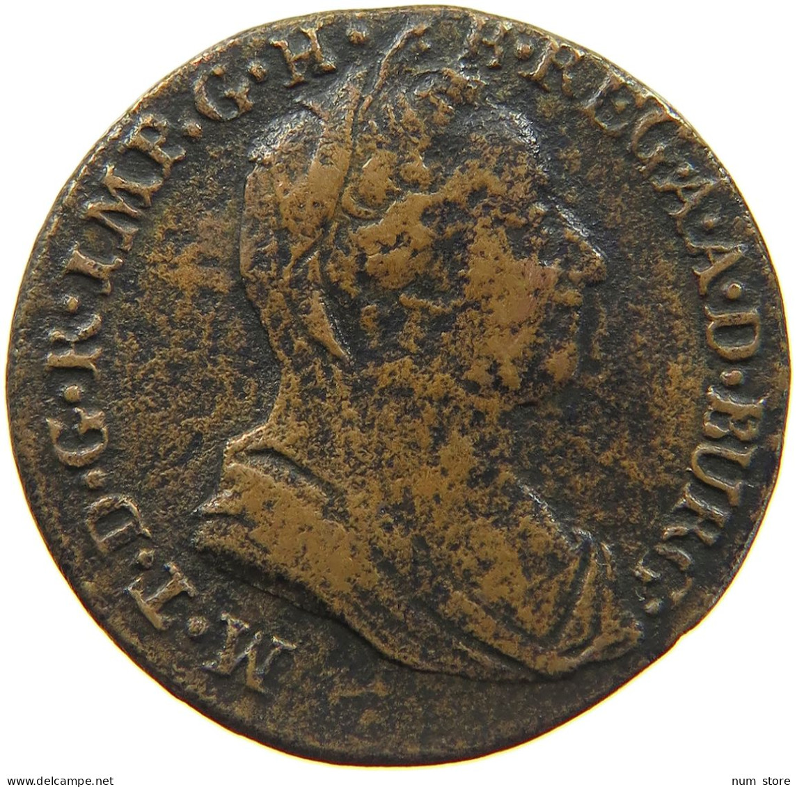 AUSTRIAN NETHERLANDS LIARD 1777 Maria Theresia (1740-1780) #c042 0171 - 1714-1794 Österreichische Niederlande