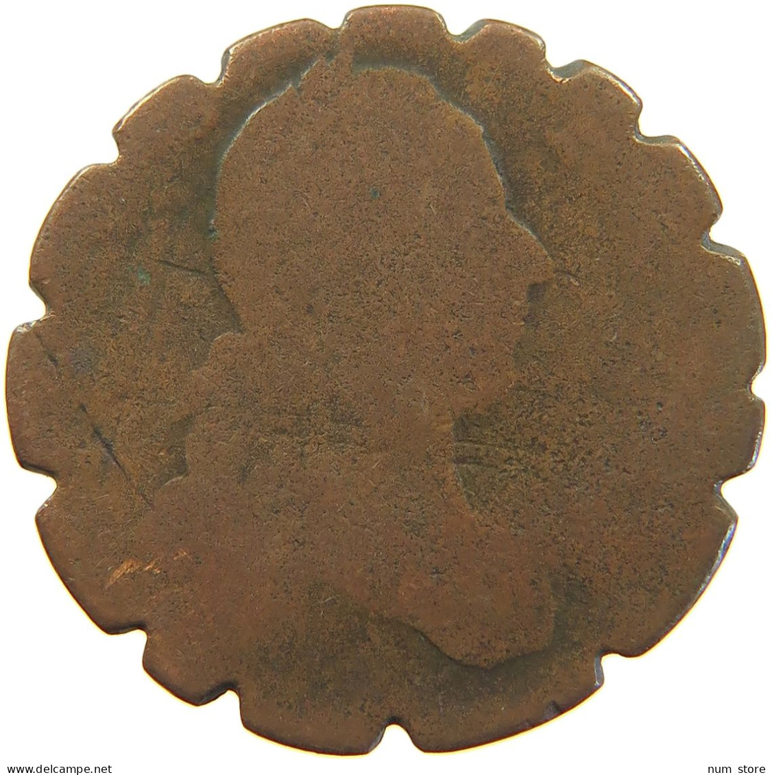 AUSTRIAN NETHERLANDS 2 LIARDS 1789 JOSEPH II. (1765-1790) #c046 0347 - 1714-1794 Österreichische Niederlande