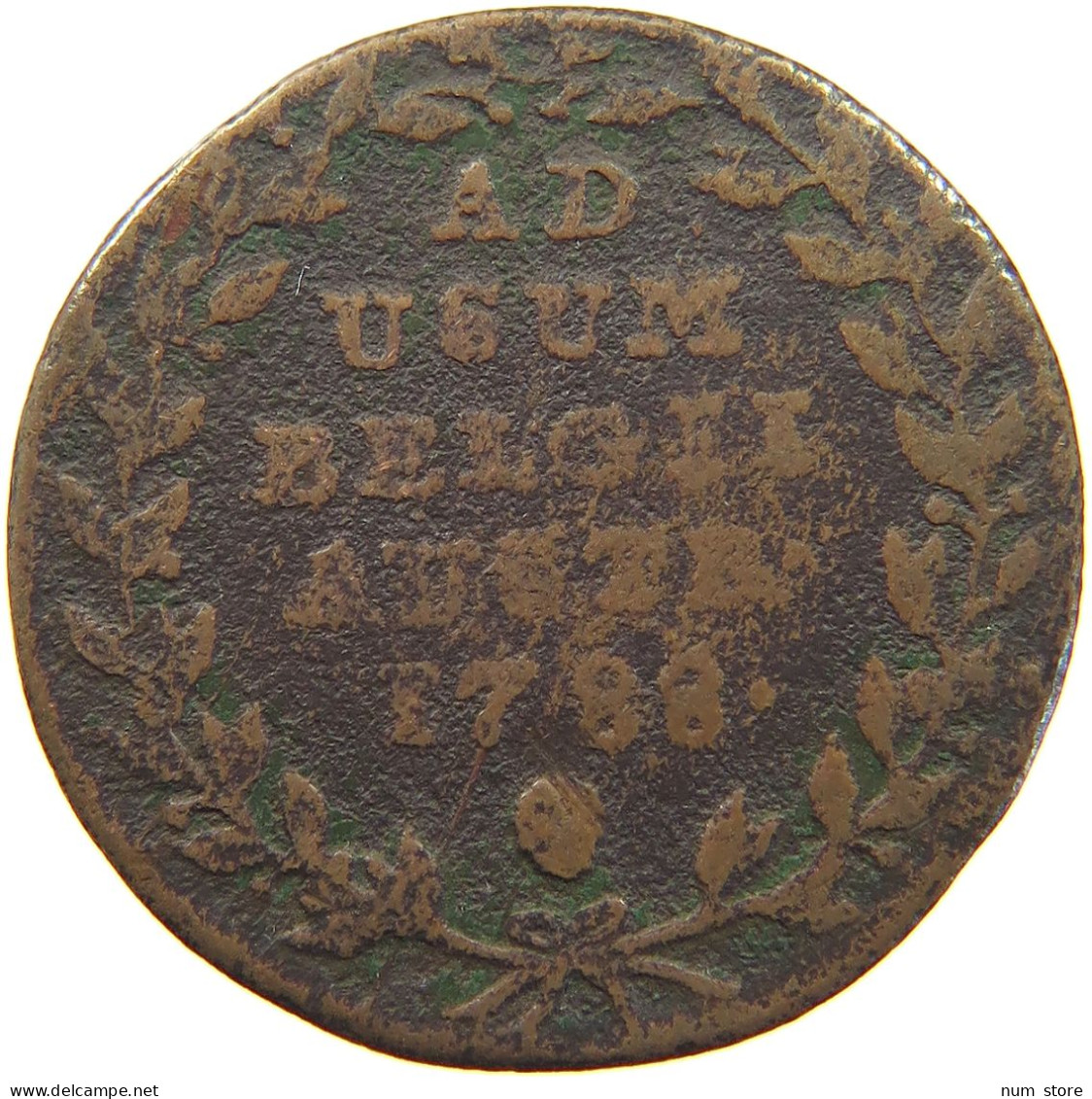 AUSTRIAN NETHERLANDS 2 LIARDS 1788 JOSEPH II. (1765-1790) #c046 0065 - 1714-1794 Oostenrijkse Nederlanden