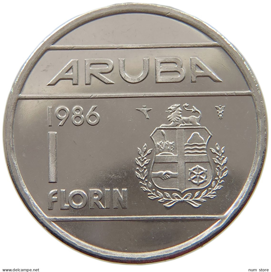 ARUBA FLORIN 1986  #s065 0239 - Andere - Amerika