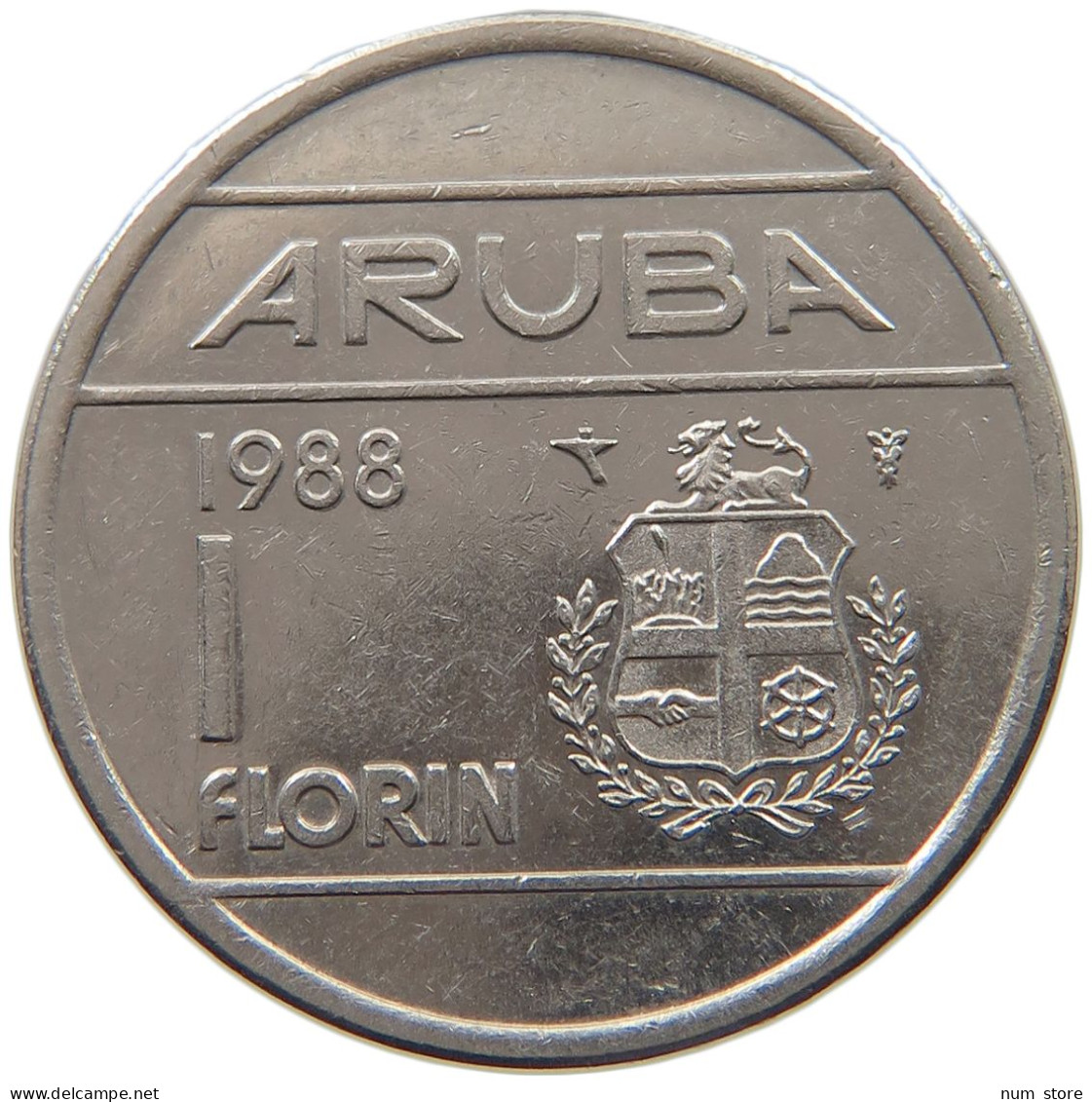 ARUBA FLORIN 1988  #a049 0681 - Andere - Amerika