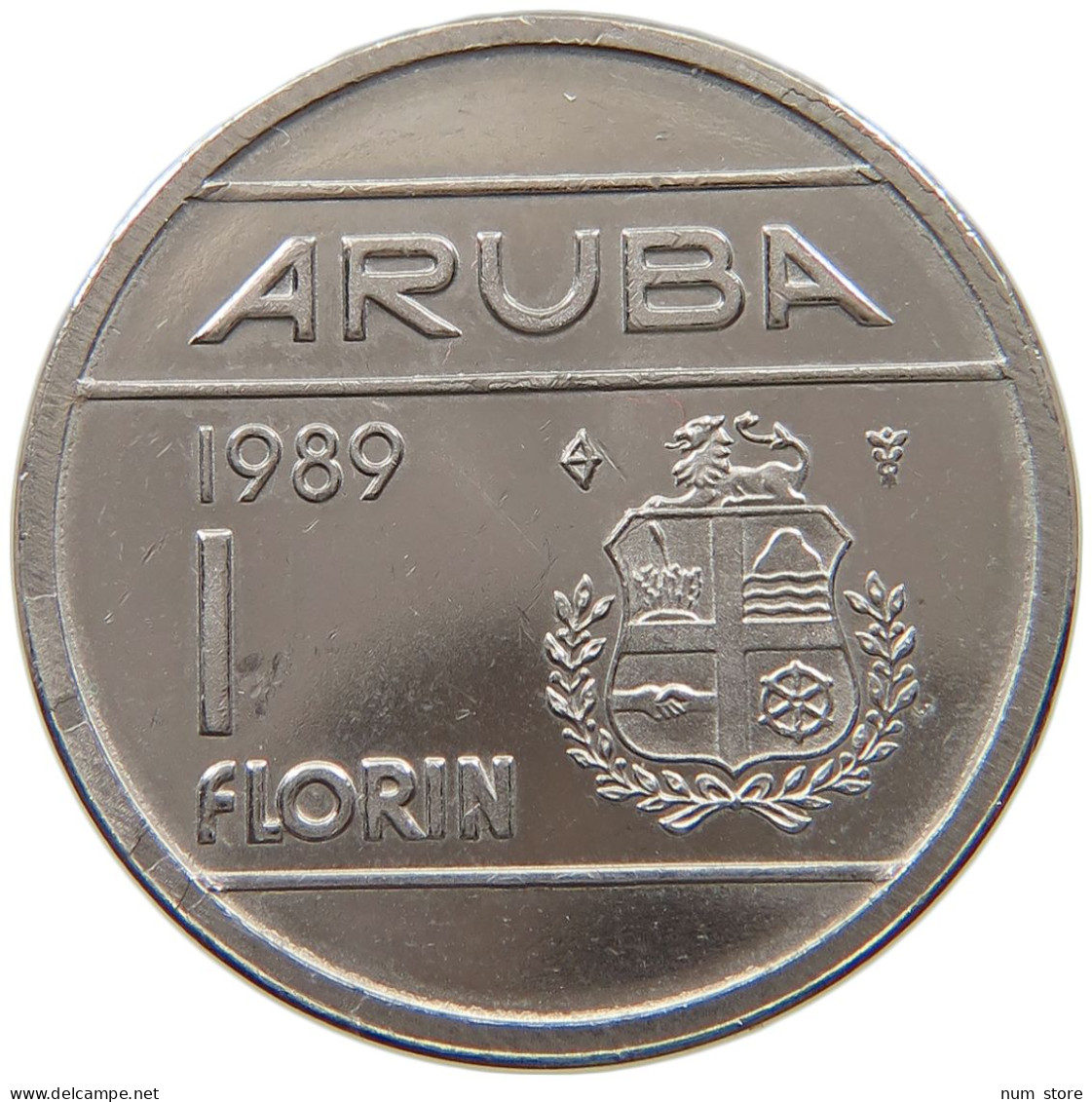 ARUBA FLORIN 1989  #a034 0567 - Autres – Amérique