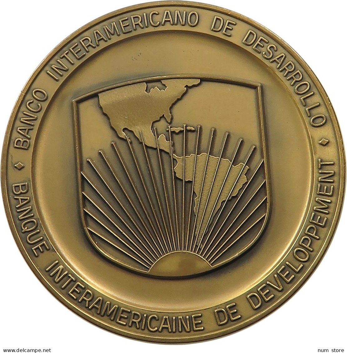 AMERICA MEDAL 1970 NTER-AMERICAN DEVELOPMENT BANK #sm02 0393 - Sonstige – Amerika