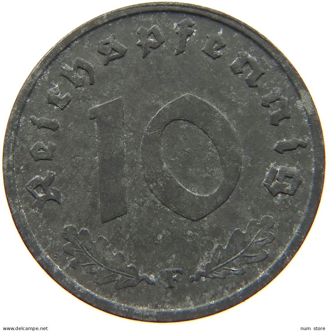 GERMANY ALLIIERTE BESETZUNG 10 PFENNIG 1948 F  #t157 0223 - 10 Reichspfennig