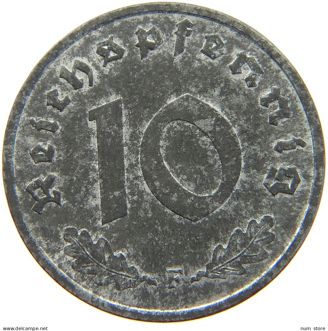 GERMANY ALLIIERTE BESETZUNG 10 PFENNIG 1947 F  #t157 0225 - 10 Reichspfennig