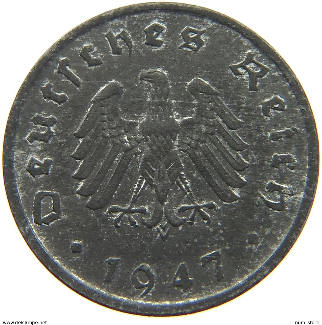 GERMANY ALLIIERTE BESETZUNG 10 PFENNIG 1947 F  #t157 0225 - 10 Reichspfennig