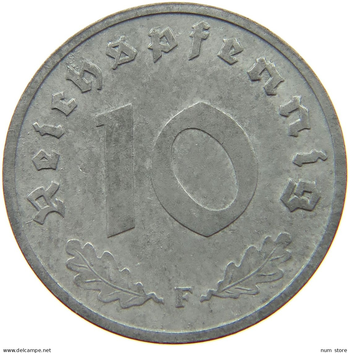 GERMANY ALLIIERTE BESETZUNG 10 PFENNIG 1948 F  #t142 0133 - 10 Reichspfennig