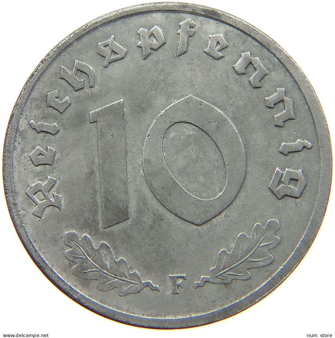 GERMANY ALLIIERTE BESETZUNG 10 PFENNIG 1948 F  #t157 0219 - 10 Reichspfennig