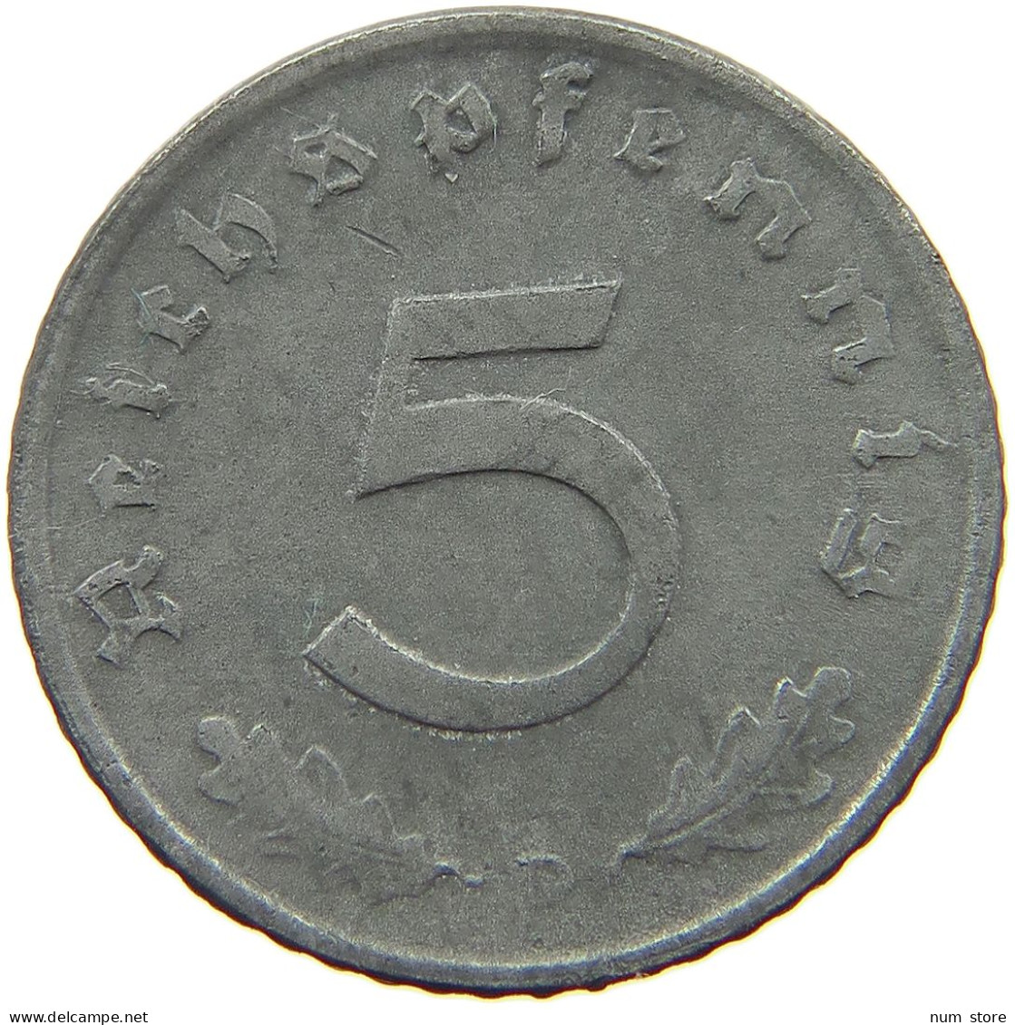 GERMANY ALLIIERTE BESETZUNG 5 PFENNIG 1947 D  #t142 0107 - 5 Reichspfennig