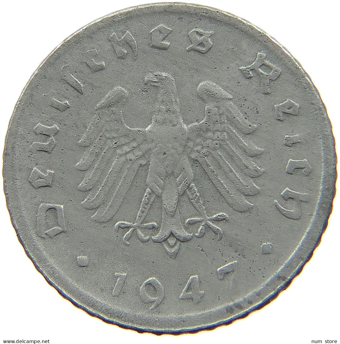 GERMANY ALLIIERTE BESETZUNG 5 PFENNIG 1947 D  #t142 0107 - 5 Reichspfennig