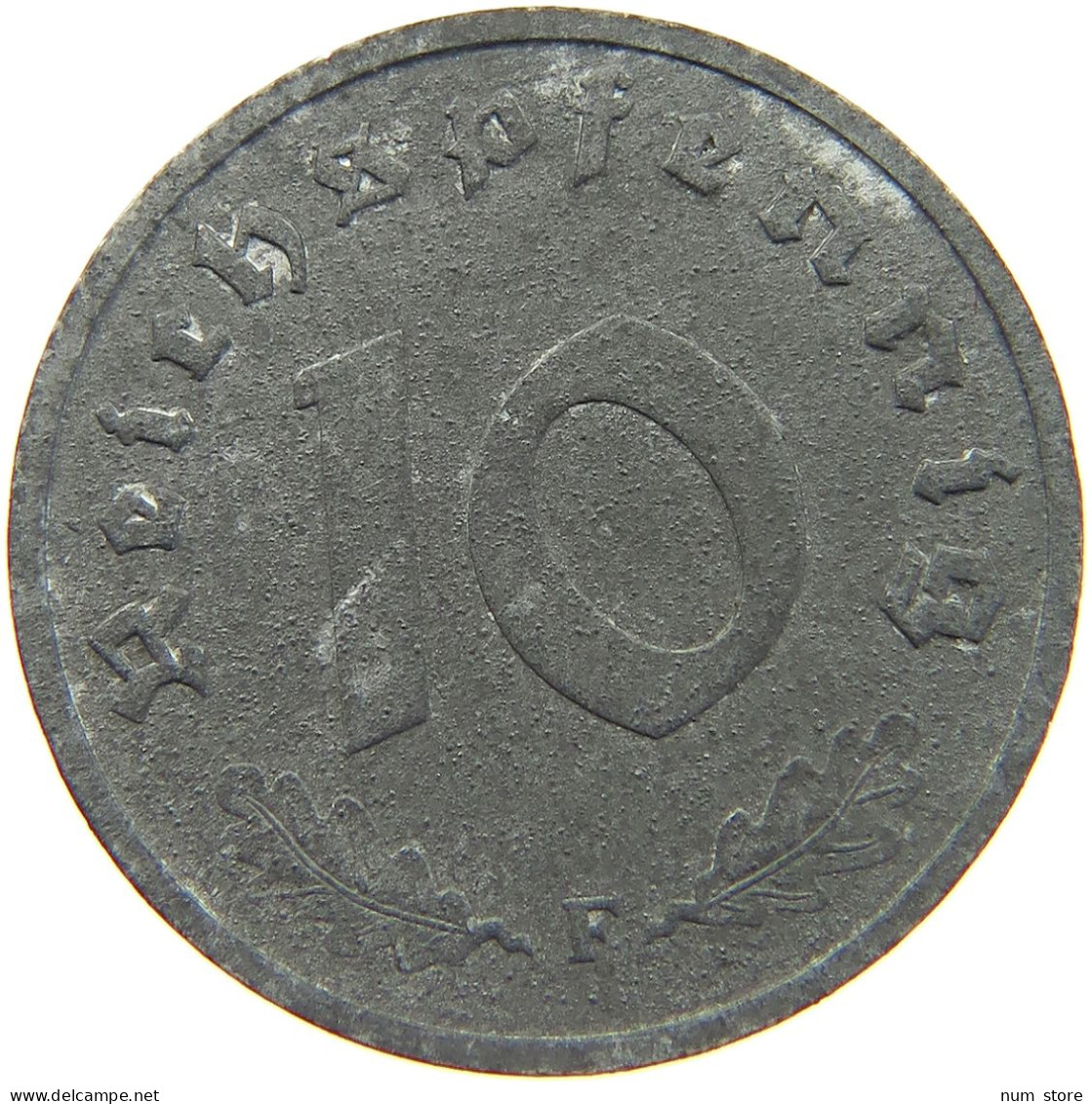 GERMANY ALLIIERTE BESETZUNG 10 PFENNIG 1947 A  #t009 0309 - 10 Reichspfennig