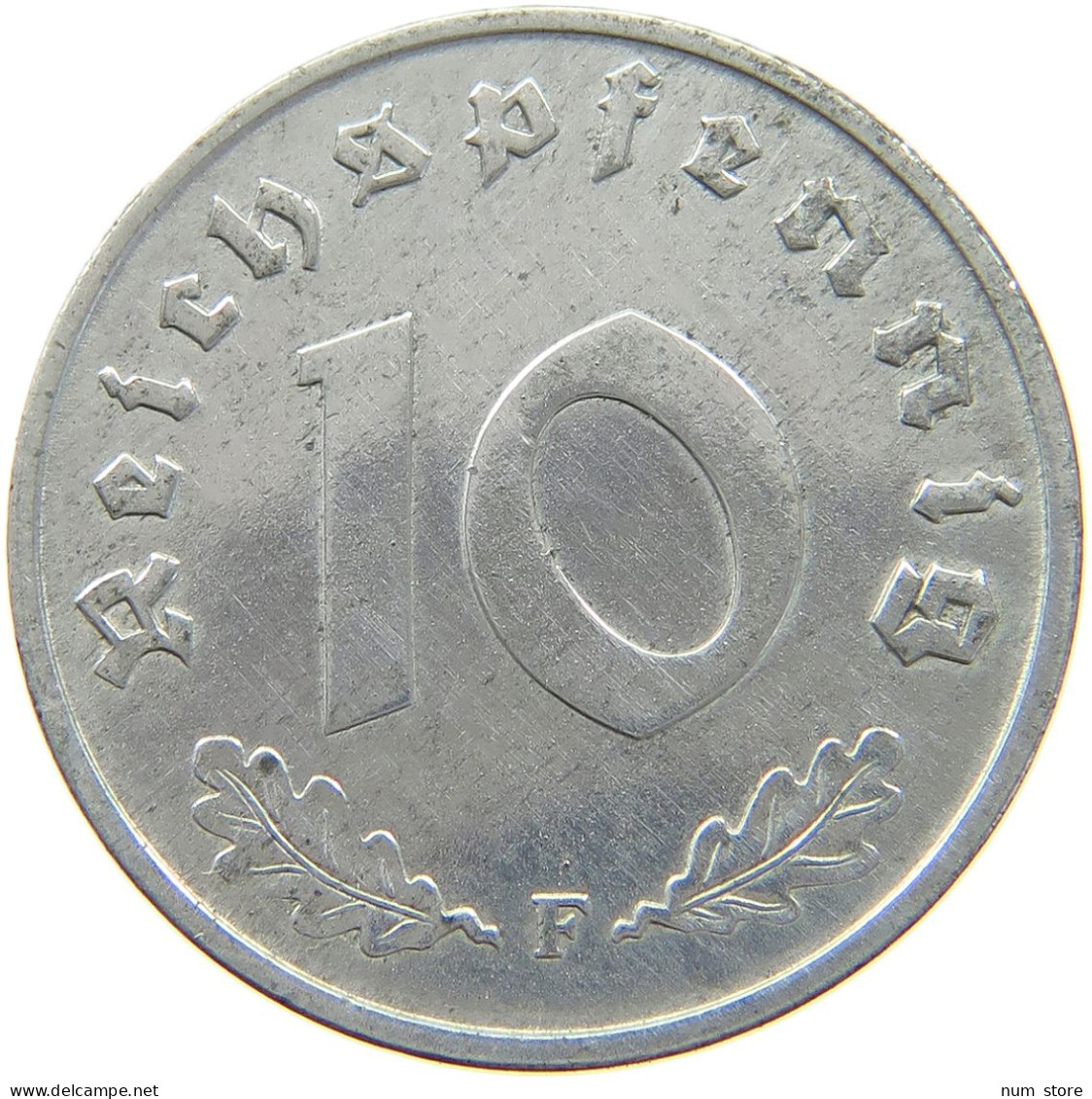 GERMANY ALLIIERTE BESETZUNG 10 PFENNIG 1947 F  #t110 1133 - 10 Reichspfennig