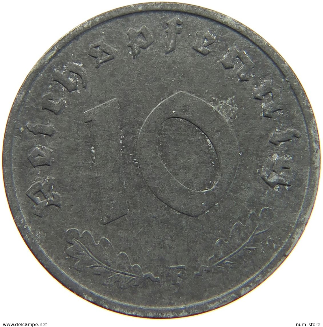 GERMANY ALLIIERTE BESETZUNG 10 PFENNIG 1947 F  #t009 0303 - 10 Reichspfennig