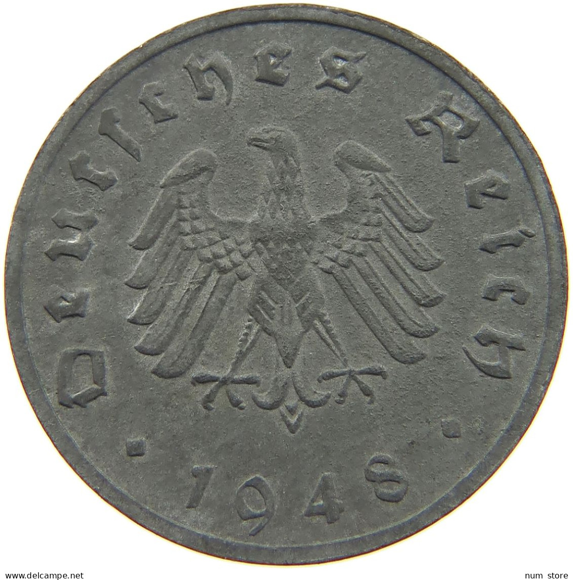 GERMANY ALLIIERTE BESETZUNG 10 PFENNIG 1948 F  #t009 0301 - 10 Reichspfennig