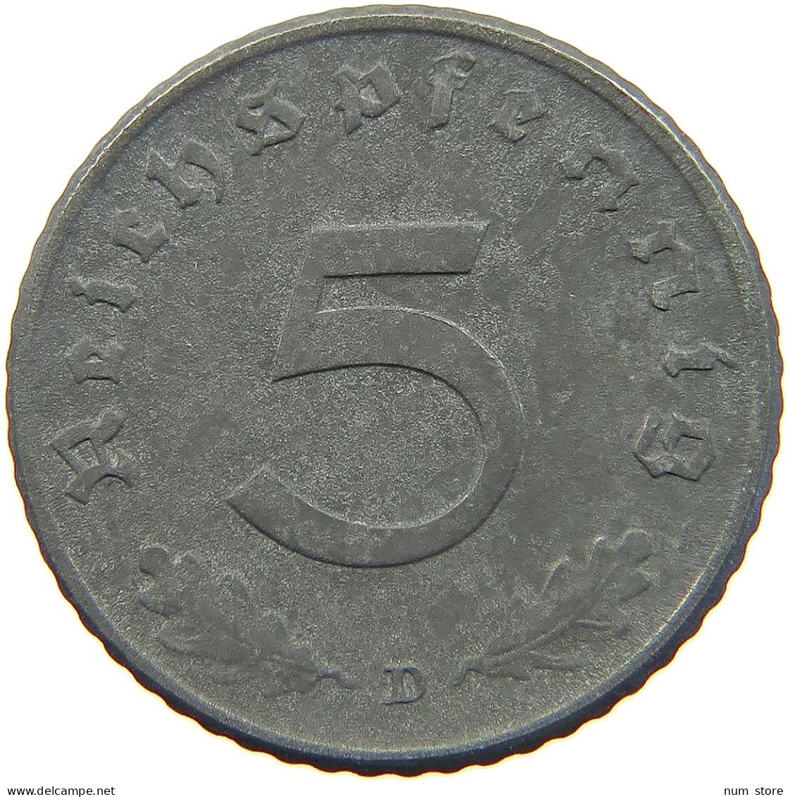 GERMANY ALLIIERTE BESETZUNG 5 PFENNIG 1947 D  #a035 0553 - 5 Reichspfennig