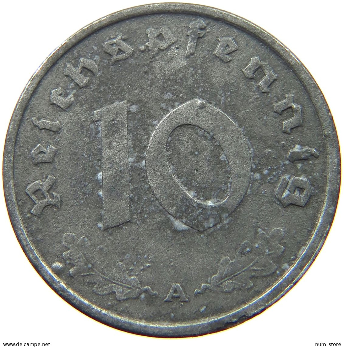 GERMANY ALLIIERTE BESETZUNG 10 PFENNIG 1948 A  #s052 0675 - 10 Reichspfennig