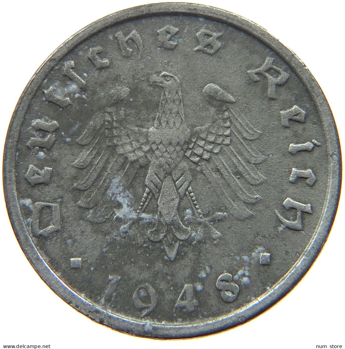 GERMANY ALLIIERTE BESETZUNG 10 PFENNIG 1948 A  #s052 0675 - 10 Reichspfennig