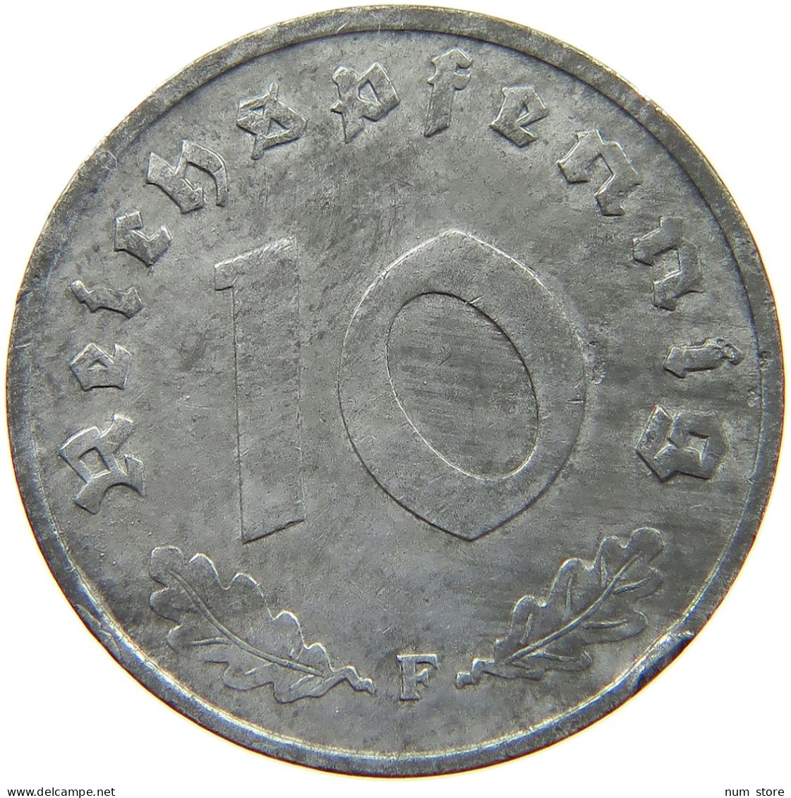 GERMANY ALLIIERTE BESETZUNG 10 PFENNIG 1948 F  #a005 0953 - 10 Reichspfennig