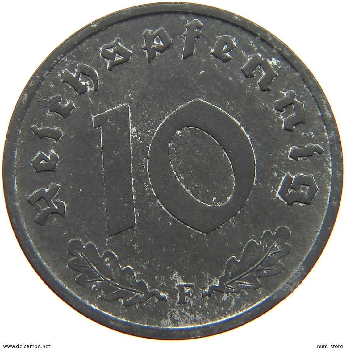 GERMANY ALLIIERTE BESETZUNG 10 PFENNIG 1947 F  #a005 0951 - 10 Reichspfennig