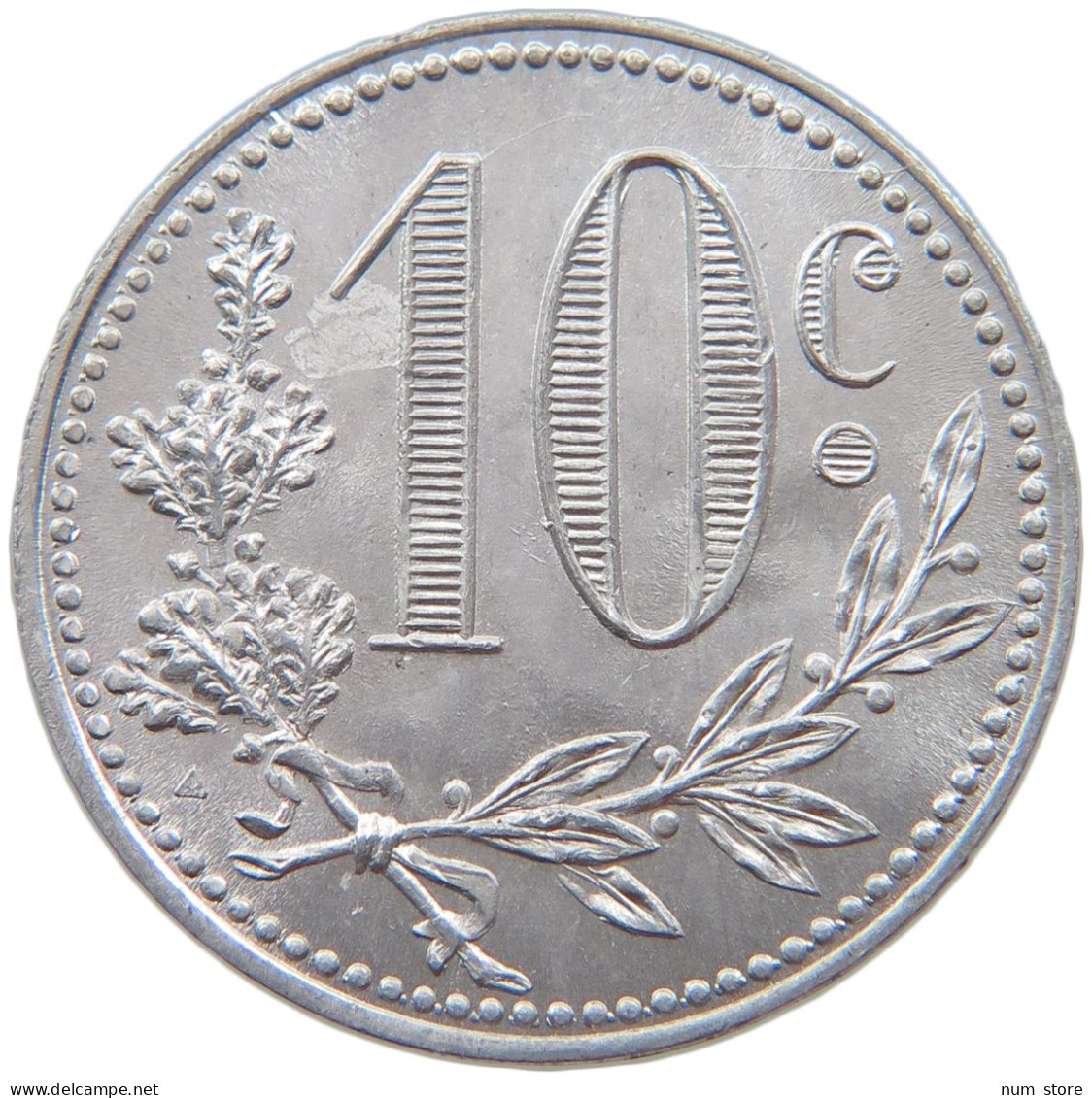 ALGERIA 10 CENTIMES 1916  #t130 0401 - Algeria