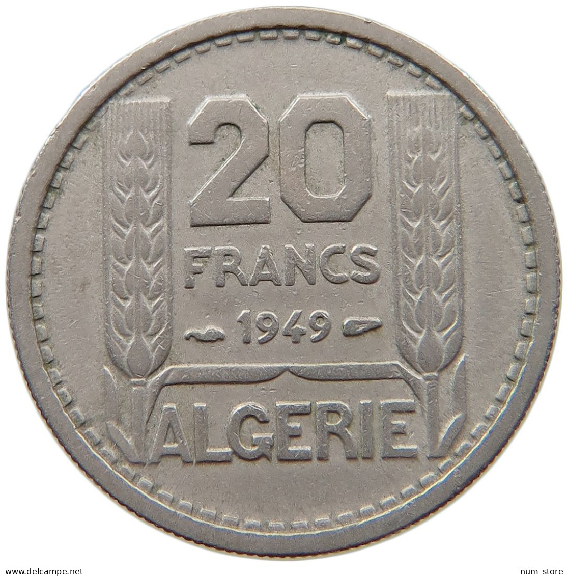 ALGERIA 20 FRANCS 1949  #c063 0383 - Algérie