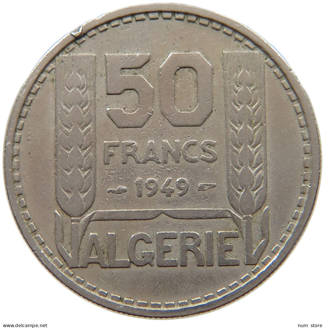 ALGERIA 50 FRANCS 1949  #a069 0561 - Argelia