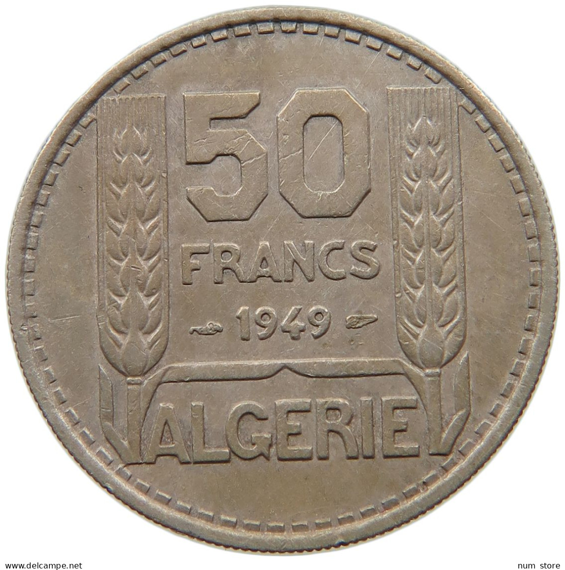 ALGERIA 50 FRANCS 1949  #a034 0471 - Algeria