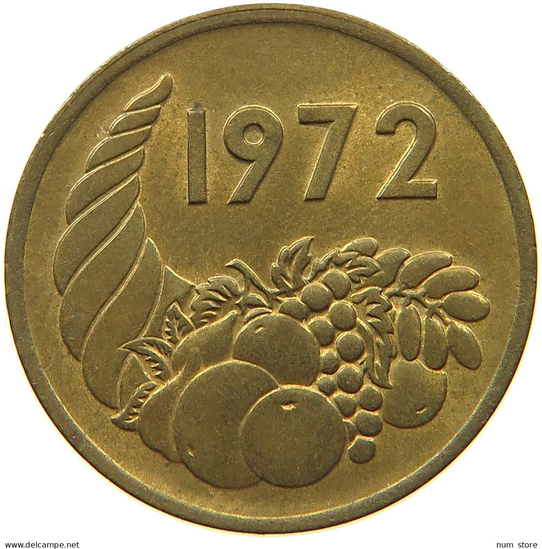 ALGERIA 20 CENTIMES 1972  #a019 0975 - Argelia