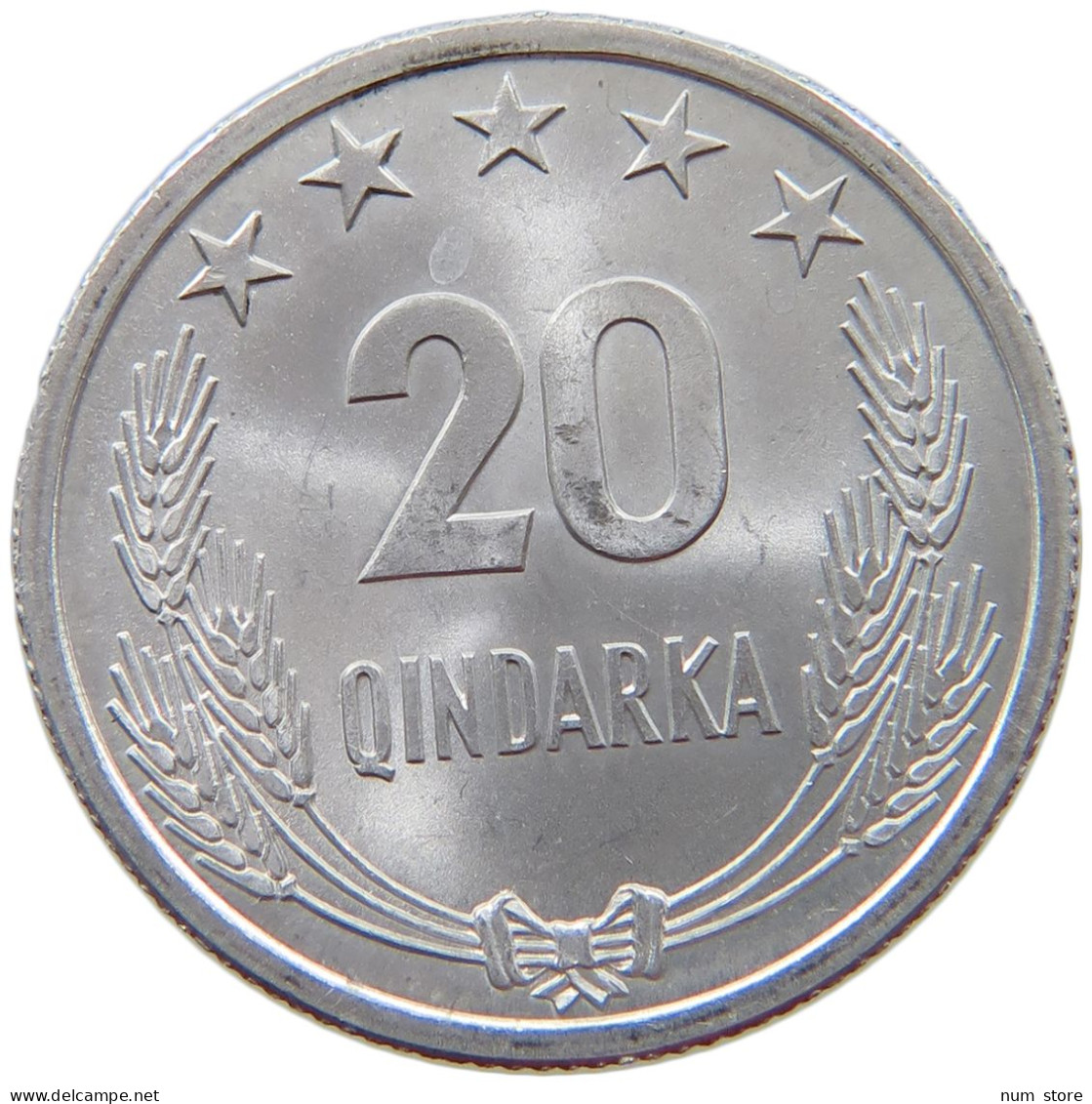 ALBANIA 20 QINDARKA 1964  #s069 0301 - Albanien