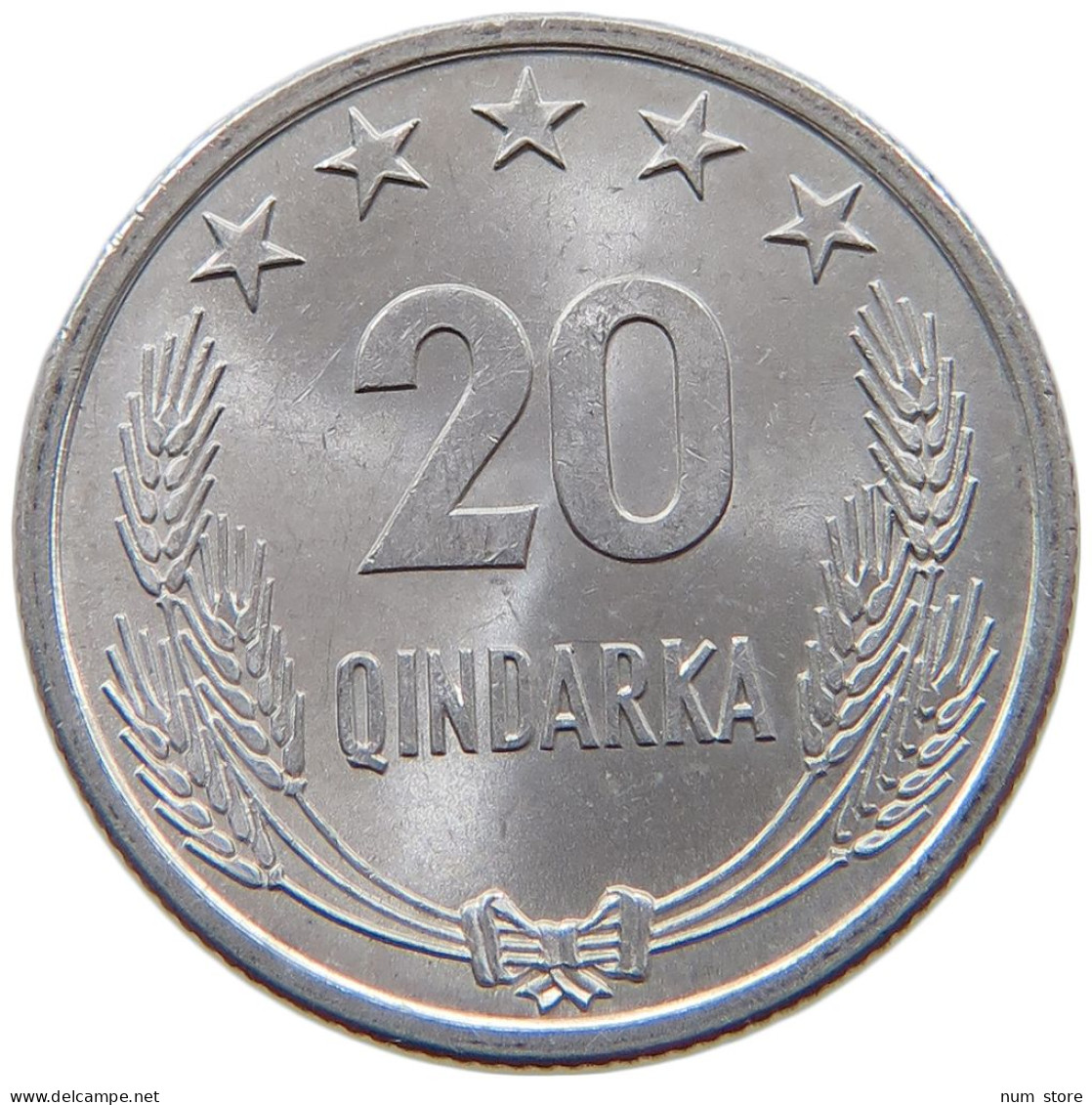 ALBANIA 20 QINDARKA 1964  #s069 0537 - Albanien