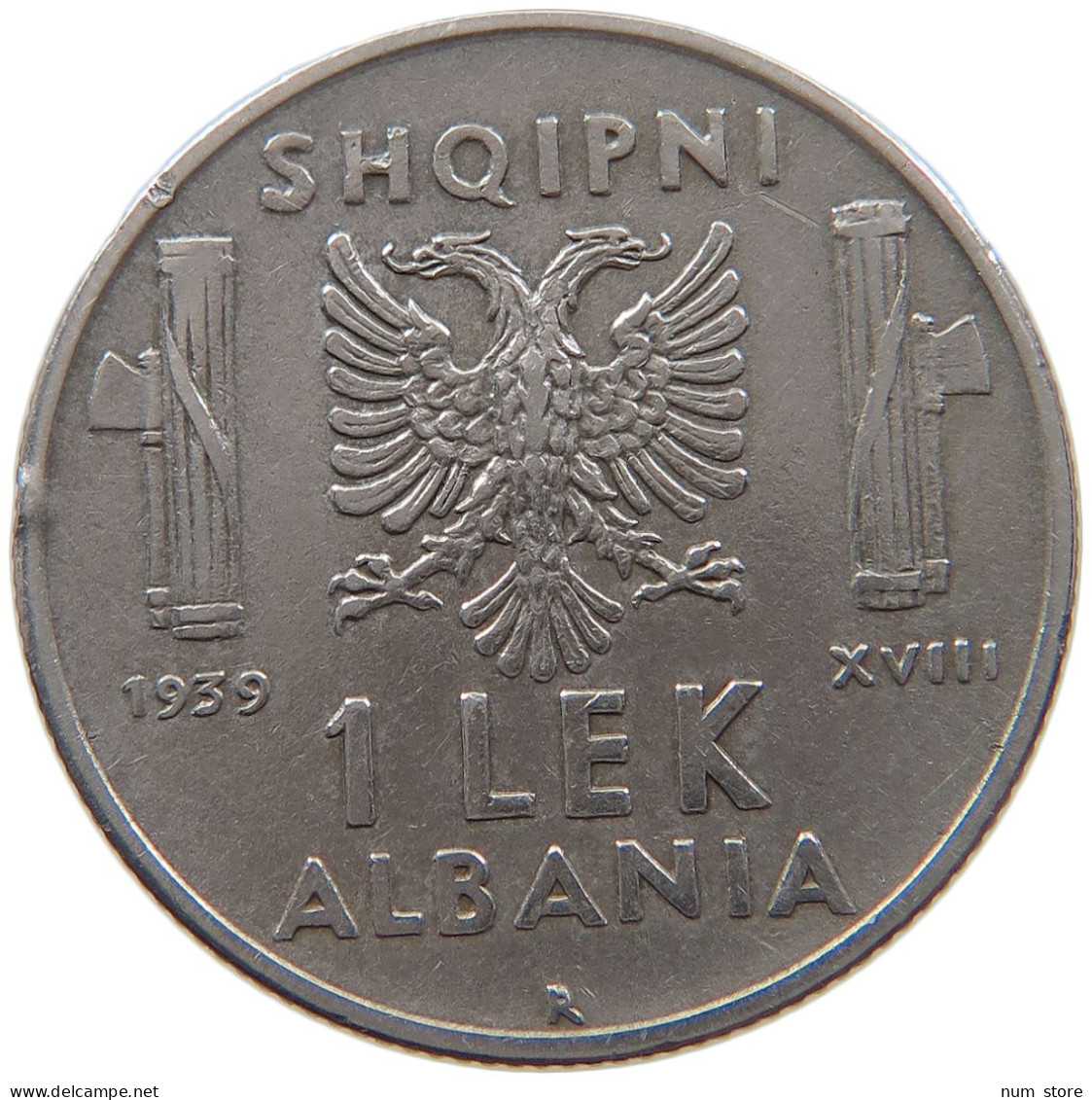 ALBANIA LEK 1939  #s020 0035 - Albanië