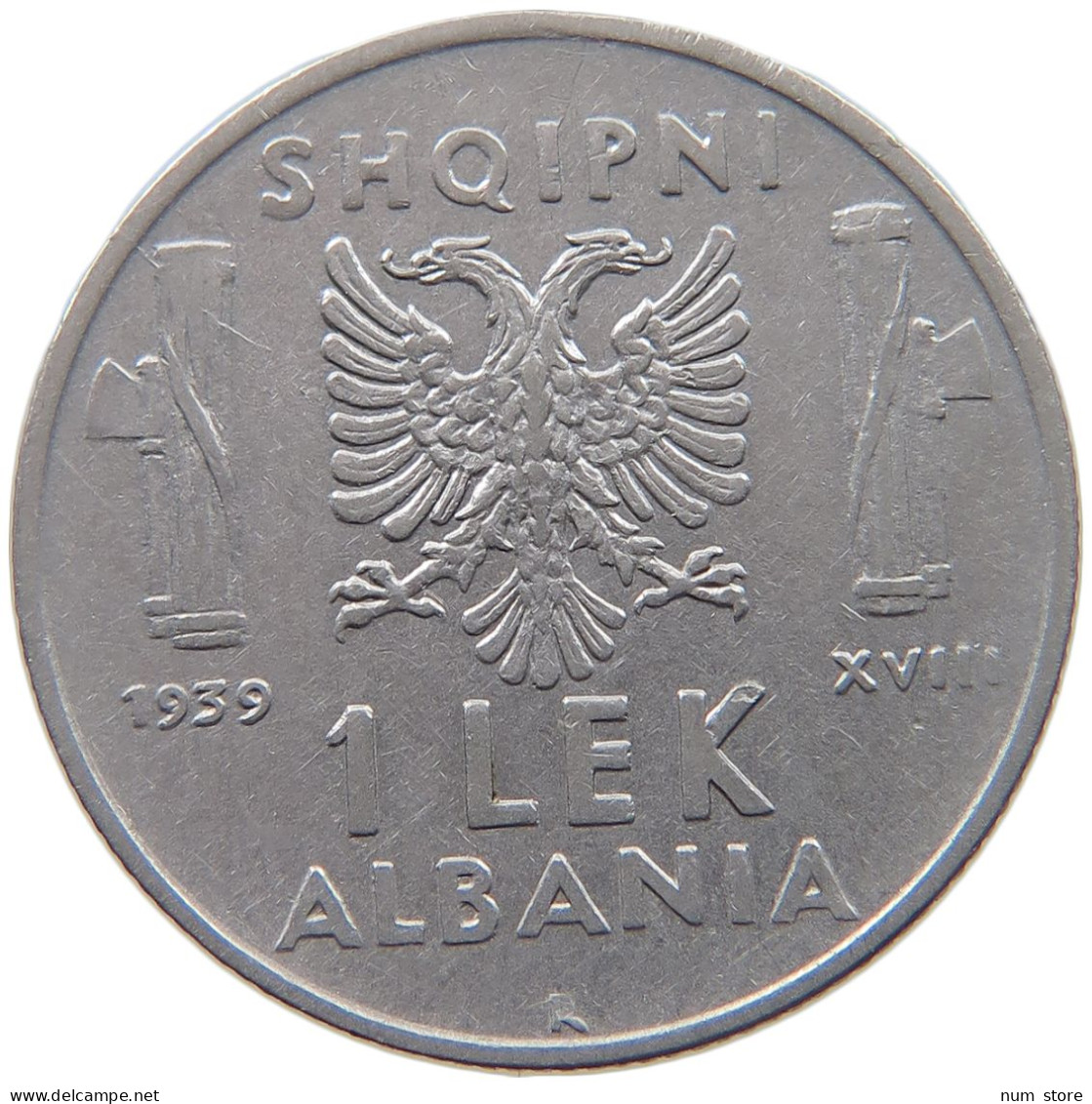 ALBANIA LEK 1939  #c020 0067 - Albanie