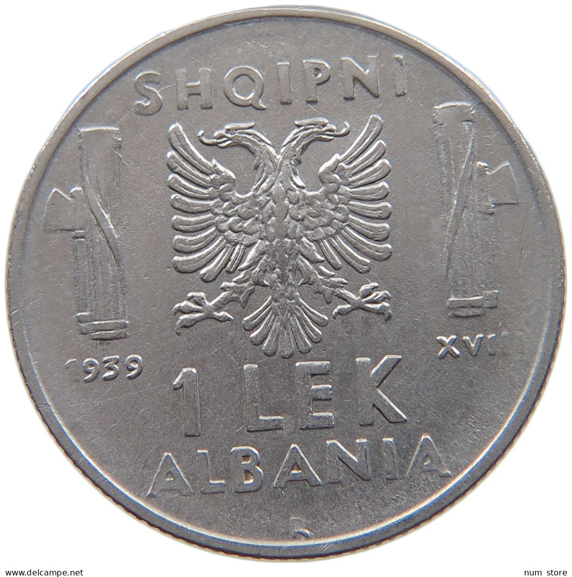 ALBANIA LEK 1939  #c020 0029 - Albanië