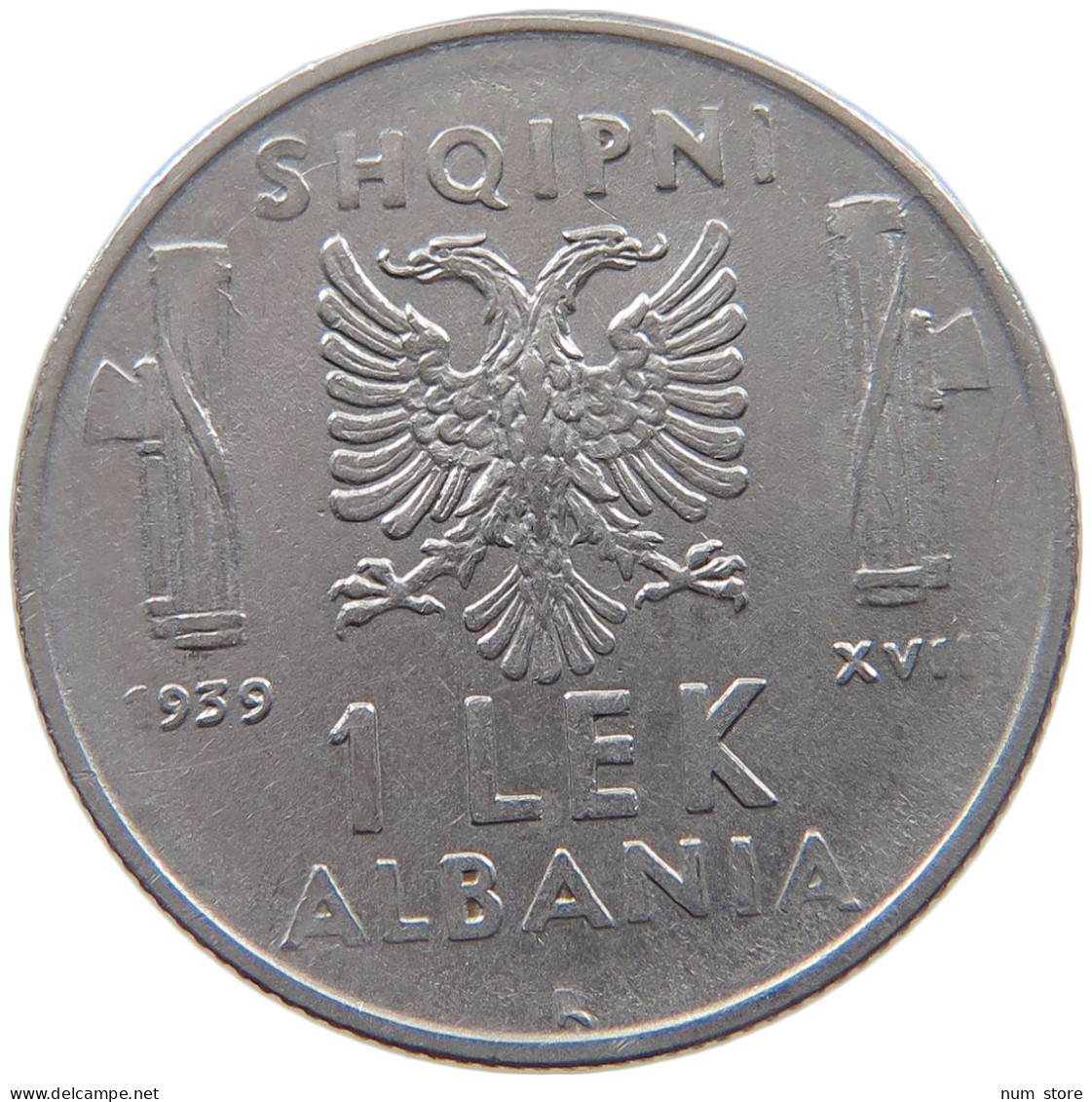 ALBANIA LEK 1939  #c020 0029 - Albanien