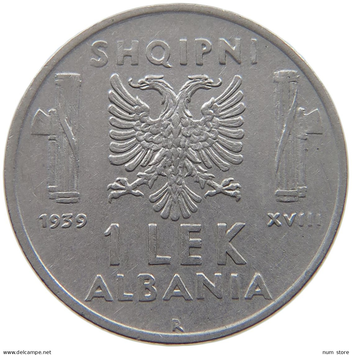 ALBANIA LEK 1939  #c014 0277 - Albanien