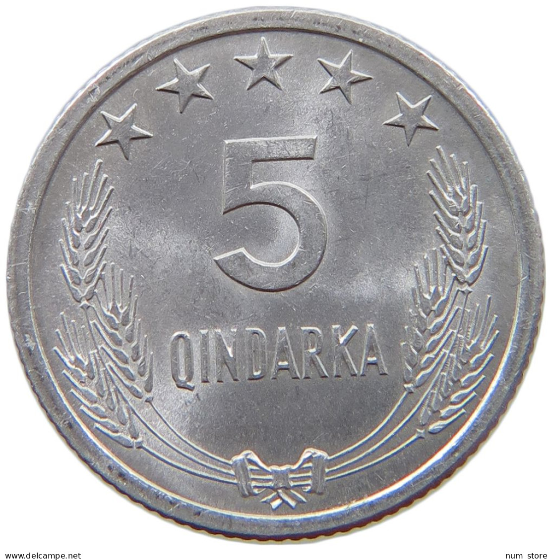 ALBANIA 5 QINDARKA 1964  #a089 0179 - Albanien
