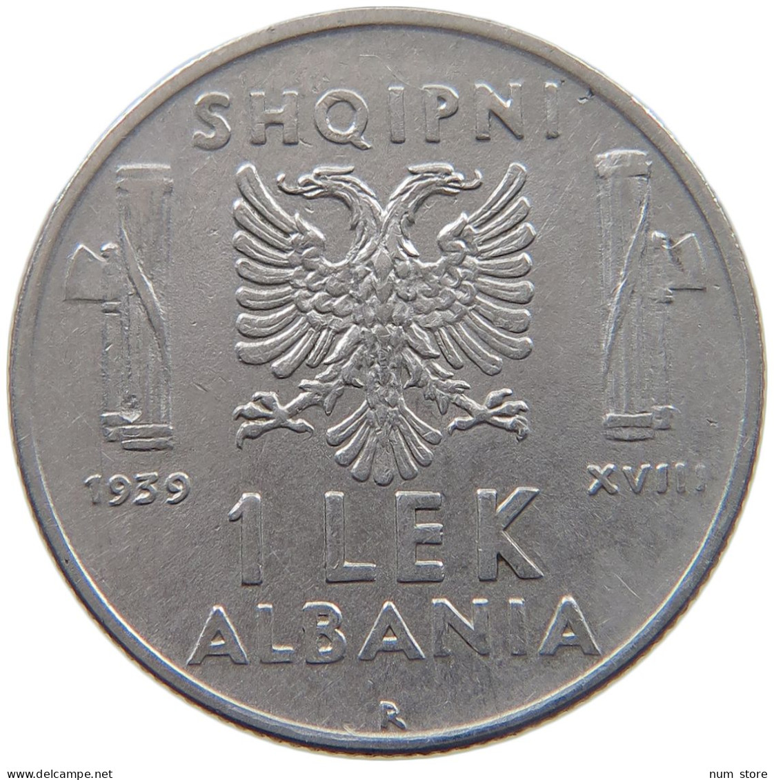 ALBANIA LEK 1939  #c005 0027 - Albanië