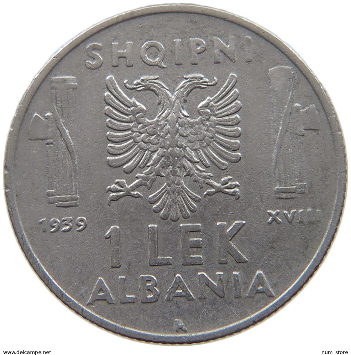 ALBANIA LEK 1939  #a079 0247 - Albanië