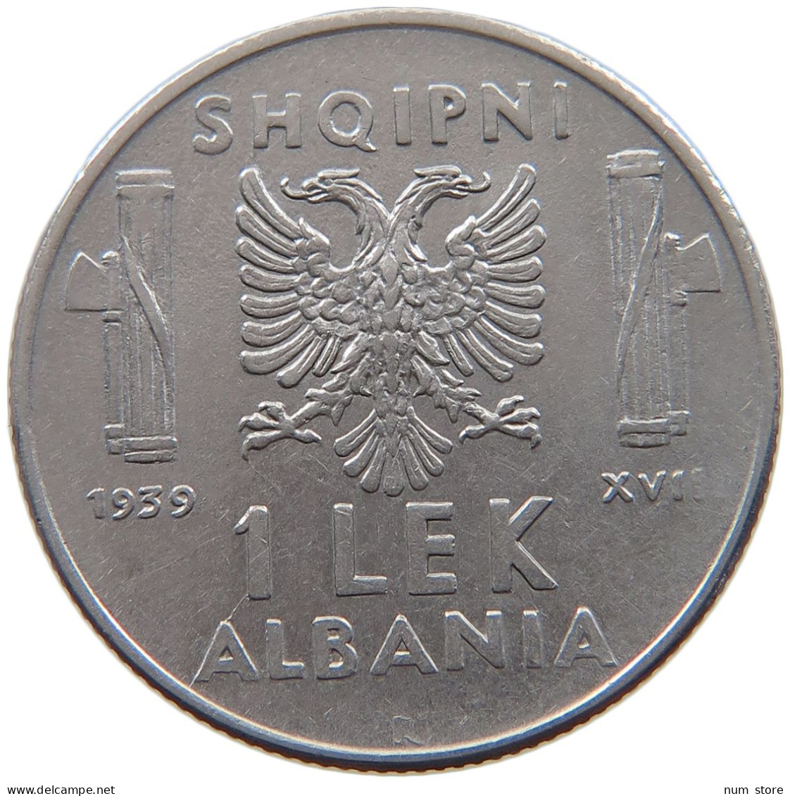 ALBANIA LEK 1939  #a061 0175 - Albanien