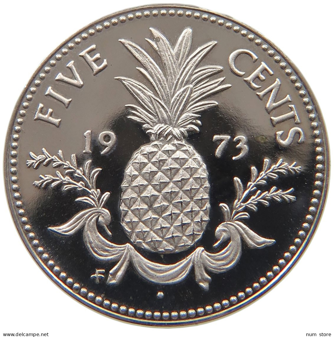 BAHAMAS 5 CENTS 1973  #alb054 0311 - Bahamas