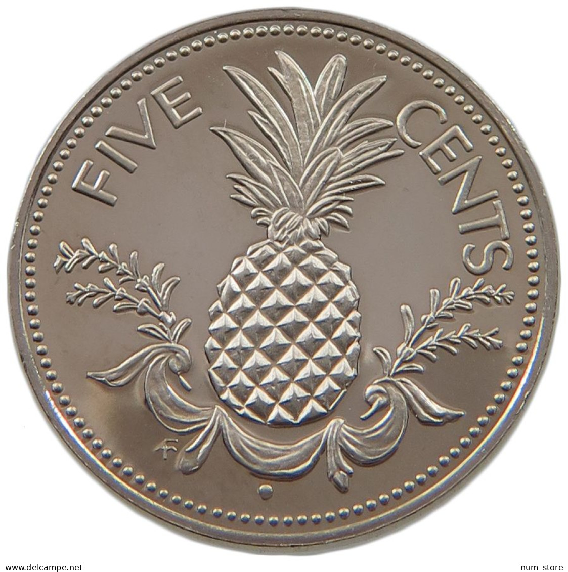 BAHAMAS 5 CENTS 1976  #alb022 0535 - Bahama's