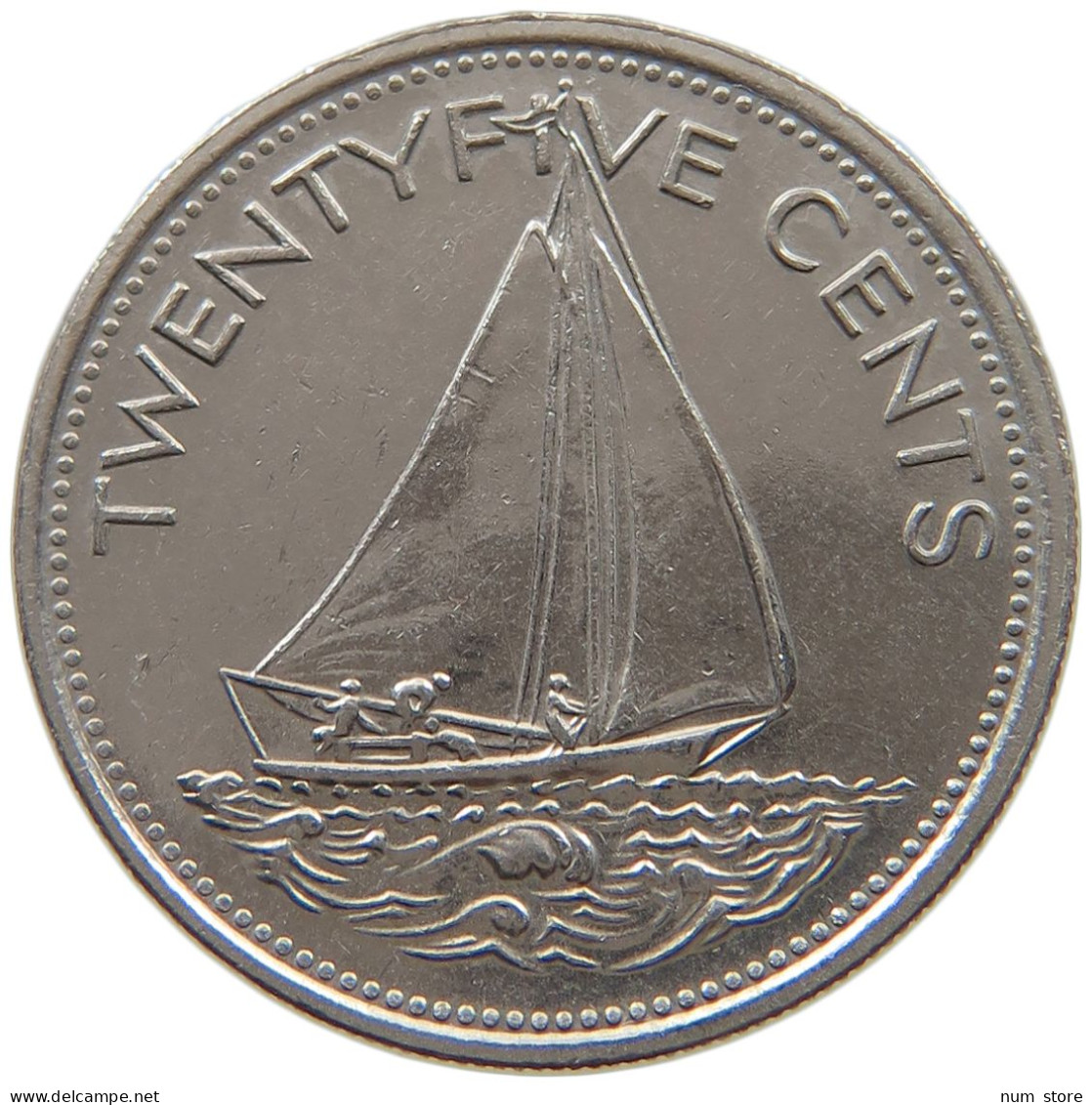 BAHAMAS 25 CENTS 1981  #a072 0207 - Bahamas